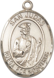 [7060SPKT] 14kt Gold San Judas Medal