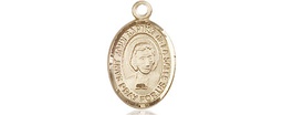 [9262KT] 14kt Gold Saint John Baptist de la Salle Medal