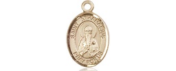 [9296KT] 14kt Gold Saint Athanasius Medal