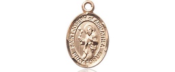[9300KT] 14kt Gold Saint Joseph of Arimathea Medal