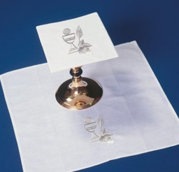 [GA-155WH] Linen Cotton Pall Cover/Insert Chalice
