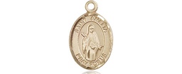 [9313KT] 14kt Gold Saint Amelia Medal