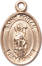[9315KT] 14kt Gold Saint Ronan Medal