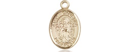 [9320KT] 14kt Gold Saint Christina the Astonishing Medal