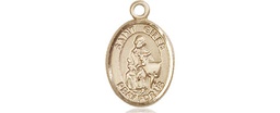 [9349KT] 14kt Gold Saint Giles Medal