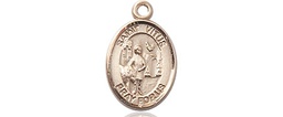 [9368KT] 14kt Gold Saint Vitus Medal