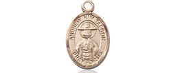 [9373KT] 14kt Gold Saint Andrew Kim Taegon Medal