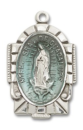 [2080ESS] Sterling Silver Our Lady of Guadalupe Medal