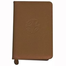 [403/10LC] Liturgy of the Hours Leather Zipper Case (Vol. Iii) (Brow