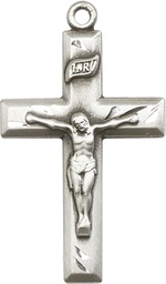 [2186SS] Sterling Silver Crucifix Medal