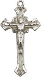 [2187SS] Sterling Silver Crucifix Medal
