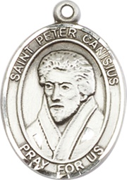 [8393SS] Sterling Silver Saint Peter Canisius Medal