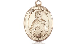 [8404GF] 14kt Gold Filled Saint Gerald Medal