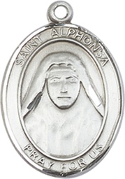 [8406SS] Sterling Silver Saint Alphonsa Medal