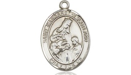 [8407SS] Sterling Silver Saint Margaret of Scotland Medal