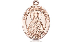 [8411GF] 14kt Gold Filled Saint Lydia Purpuraria Medal