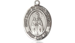 [8413SS] Sterling Silver Our Lady of Rosa Mystica Medal