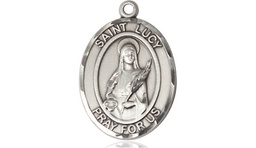 [8422SS] Sterling Silver Saint Lucy Medal