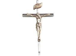 [2235GF/SS] Two-Tone GF/SS Crucifix Medal