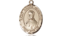 [8424GF] 14kt Gold Filled Saint Andre Bessette Medal