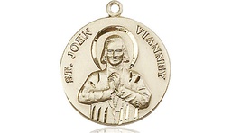 [2278GF] 14kt Gold Filled Saint John Vianney Medal