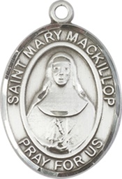 [8425SS] Sterling Silver Saint Mary Mackillop Medal