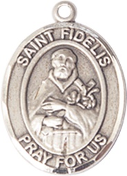 [8426SS] Sterling Silver Saint Fidelis Medal