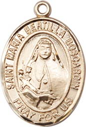 [8428GF] 14kt Gold Filled Saint Maria Bertilla Boscardin Medal