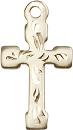 [2519GF] 14kt Gold Filled Cross Medal