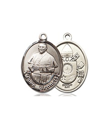 [8451SS] Sterling Silver Pope Francis Medal