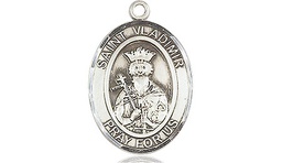 [8457SS] Sterling Silver Saint Vladimir Medal