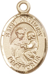 [9004GF] 14kt Gold Filled Saint Anthony of Padua Medal
