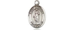 [9006SS] Sterling Silver Saint Barbara Medal