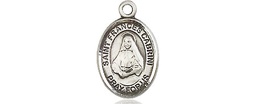 [9011SS] Sterling Silver Saint Frances Cabrini Medal