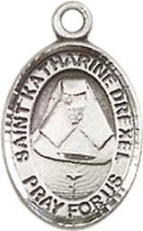 [9015SS] Sterling Silver Saint Katharine Drexel Medal