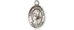 [9017SS] Sterling Silver Saint Bernadette Medal