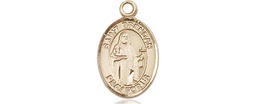 [9018GF] 14kt Gold Filled Saint Brendan the Navigator Medal