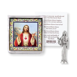 [HI-891-101] Sacred Heart Jesus Prayer &amp; Pic