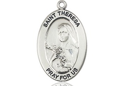 [11106SS] Sterling Silver Saint Theresa Medal