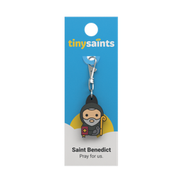 [C-030] Tiny Saints Charm - St. Benedict