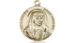 [1160GF] 14kt Gold Filled Saint Louise Medal