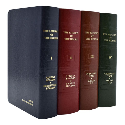 Liturgy of the Hours-Set of 4 Imitation Leather