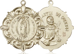 [1197GF] 14kt Gold Filled Our Lady of Guadalupe Medal