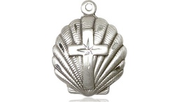 [1252SS] Sterling Silver Cross Medal