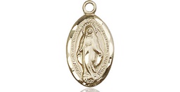 [1609GFY] 14kt Gold Filled Miraculous Medal - With Box