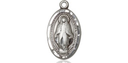[1609SSY] Sterling Silver Miraculous Medal - With Box
