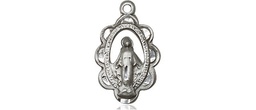 [1610SSY] Sterling Silver Miraculous Medal - With Box