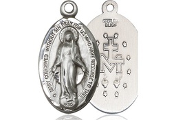 [1615SSY] Sterling Silver Miraculous Medal - With Box
