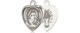 [0706MSSY] Sterling Silver Miraculous Medal - With Box
