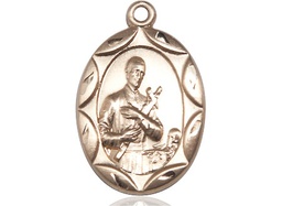 [0801GGF] 14kt Gold Filled Saint Gerard Medal